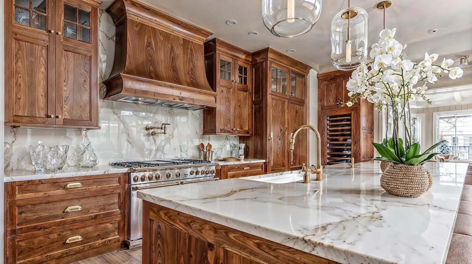 Luxury wood cabinets